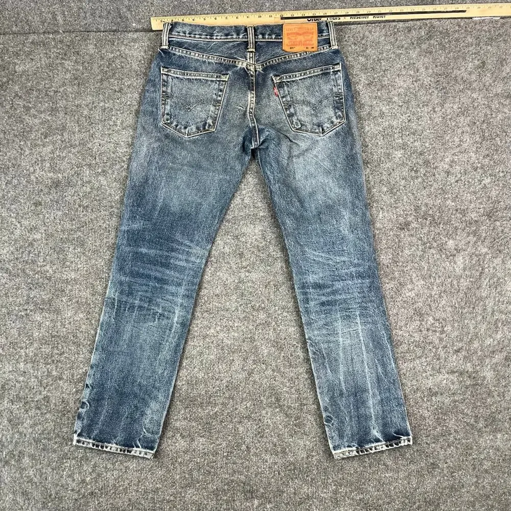 Levis 511 Jeans Mens Size 31x30 Blue Slim Fit Denim‎ Casual Straight Leg